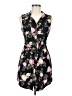 No Boundaries Floral Black Casual Dress Size M - photo 1