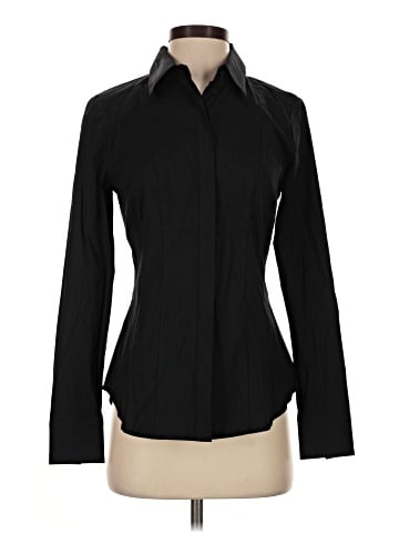White House Black Market Long Sleeve Blouse (view 1)