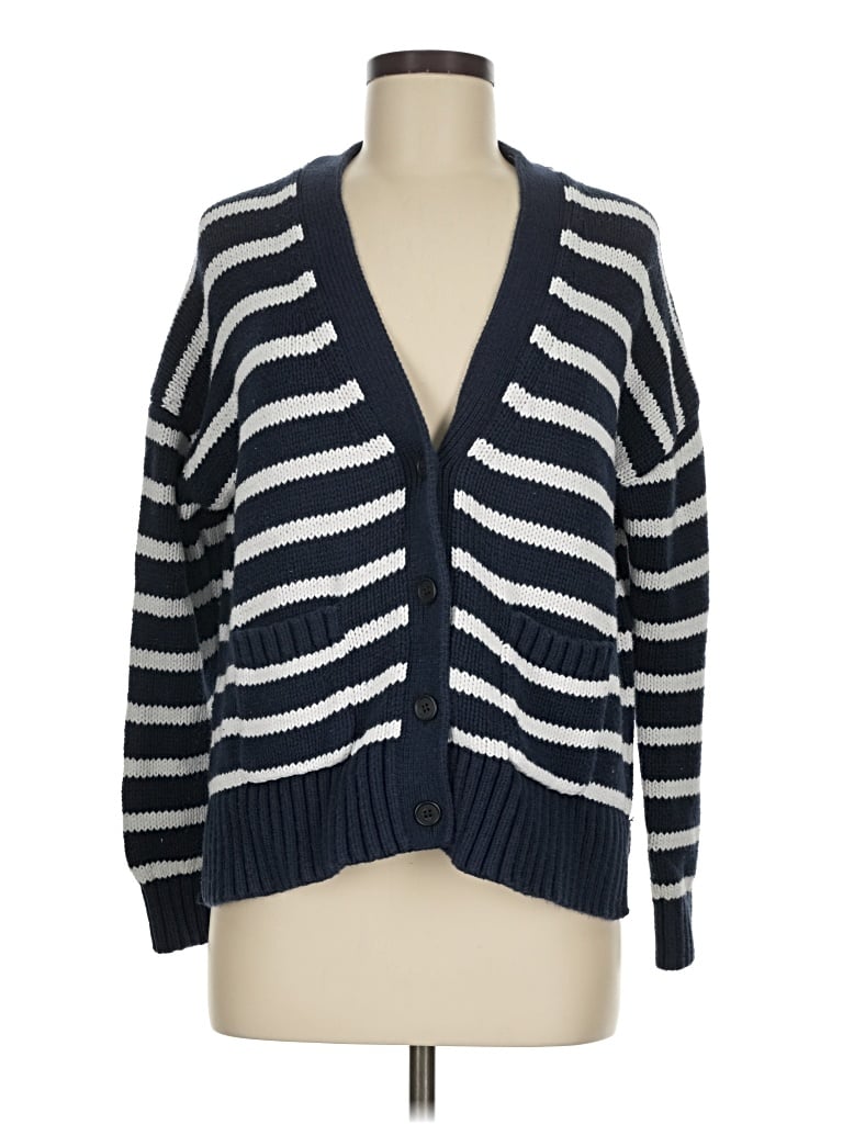Pre-owned Jcrew Cardigan Sweater In Blue
