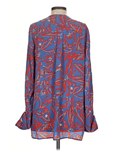 Diane von Furstenberg Long Sleeve Silk Top (view 2)