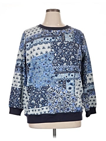Woman Within Pullover Sweater (view 1)