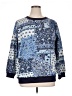 Woman Within Print Blue Pullover Sweater Size 14 (M) - photo 1