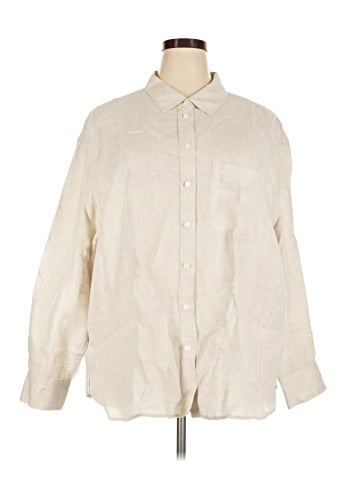 Gap Long Sleeve Button-Down Shirt (view 1)