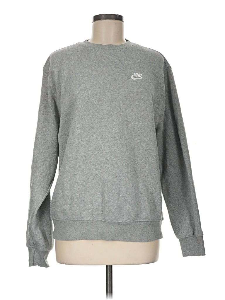 Pre-owned Nike Sweatshirt In Gray
