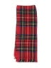 Unbranded Plaid Red Scarf One size - photo 2