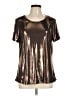 Torrid Metallic Brown Short Sleeve T-Shirt Size Lg Plus (0) - photo 1