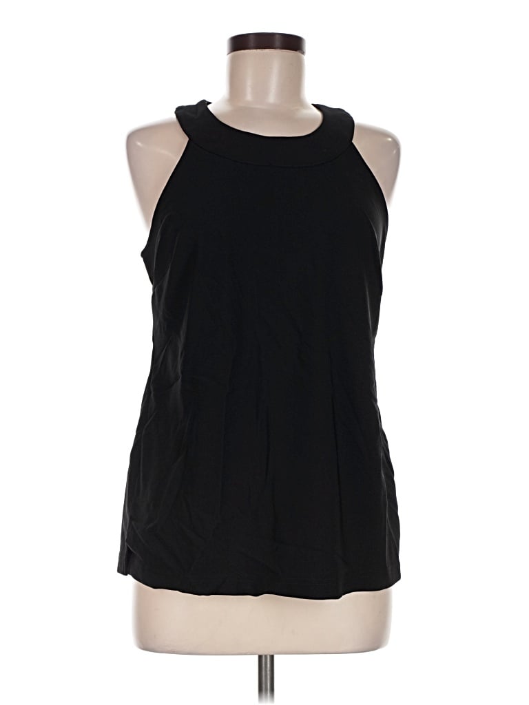 Pre-owned Boston Proper Tank Top Black Halter Neckline Tops