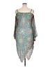Tiny 100% Rayon Teal Poncho Size L - photo 2