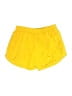 Nike 100% Polyester Solid Yellow Athletic Shorts Size L - photo 2