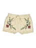 Zara Floral Ivory Shorts Size M - photo 1