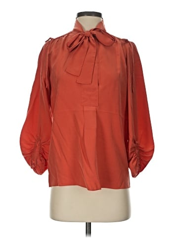 Diane von Furstenberg 3/4 Sleeve Silk Top (view 1)