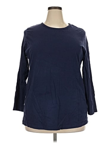 Woman Within 3/4 Sleeve T-Shirt (view 1)