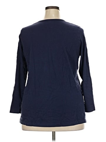 Woman Within 3/4 Sleeve T-Shirt (view 2)