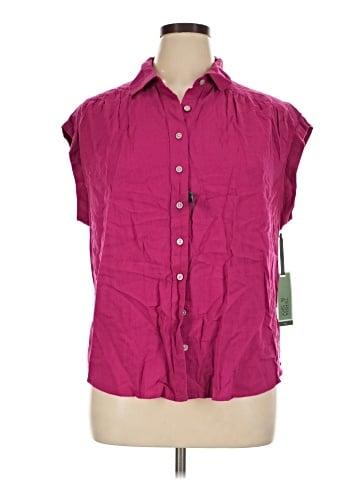 Terra & Sky Sleeveless Button-Down Shirt (view 1)