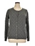 Basic Editions Polka Dots Gray Cardigan Size XL - photo 1