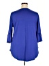 Reborn J Blue 3/4 Sleeve Blouse Size 2X - photo 2