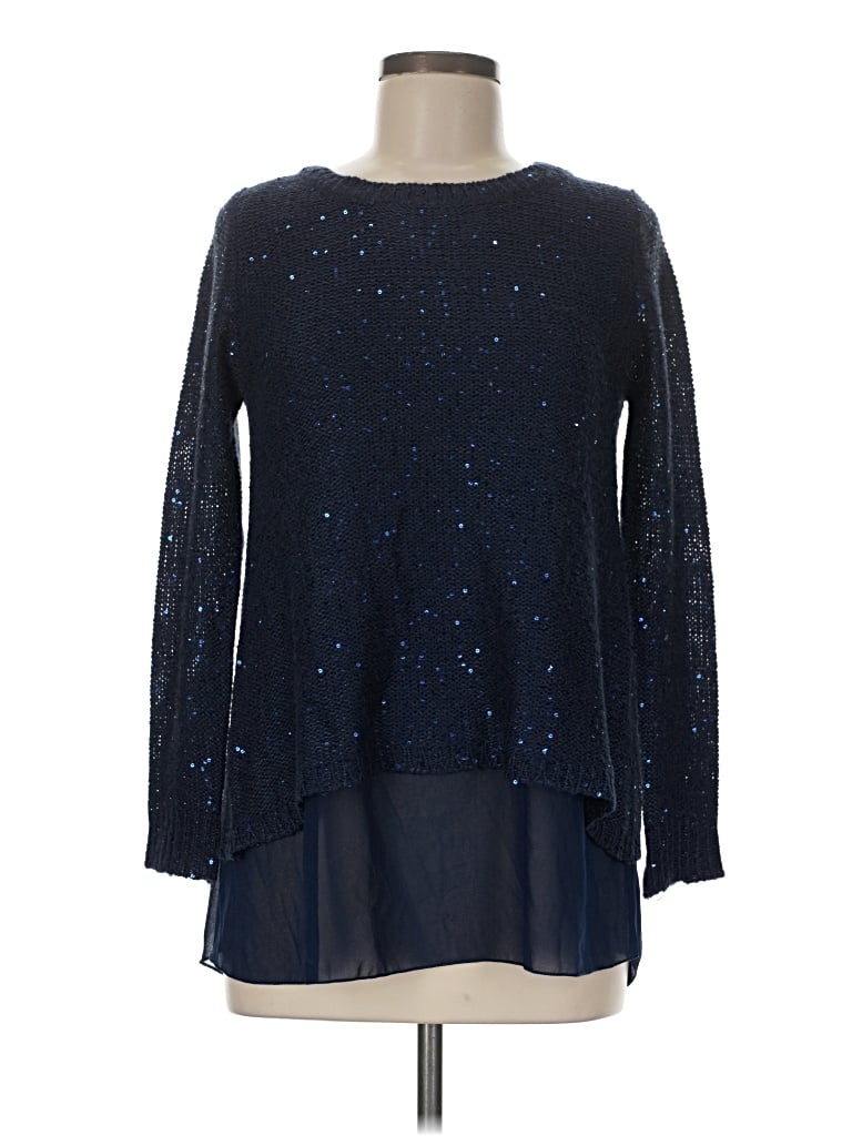 Pre-owned Papillon Pullover Sweater In Blue