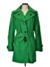 Calvin Klein 100% Polyester Green Trenchcoat Size L (estimated) - photo 1