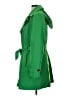 Calvin Klein 100% Polyester Green Trenchcoat Size L (estimated) - photo 5