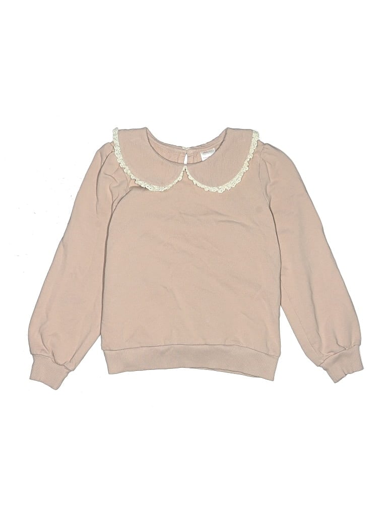 Pre-owned Hanna Andersson Kids' Sweatshirt In Tan