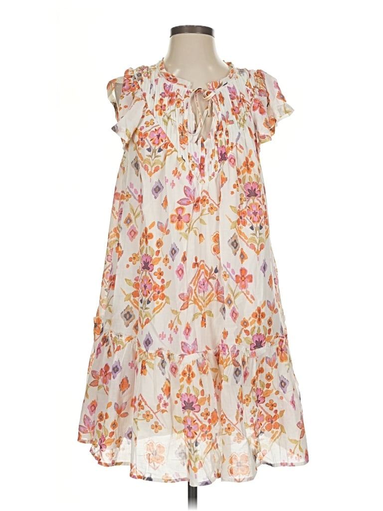 Pre-owned Fate Casual Dress In Ivory