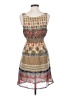 Forever 21 100% Polyester Paisley Tan Casual Dress Size S - photo 2
