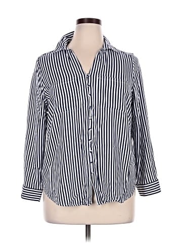 Velvet Heart 3/4 Sleeve Button-Down Shirt (view 1)