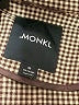 Monki Houndstooth Brown Coat Size M - photo 6