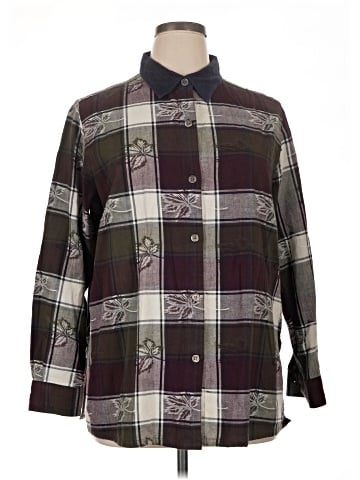Bobbie Brooks Long Sleeve Button-Down Shirt (view 1)