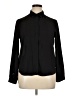 Zara Basic 100% Polyester Color Block Black Long Sleeve Blouse Size XL - photo 1