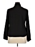 Zara Basic 100% Polyester Color Block Black Long Sleeve Blouse Size XL - photo 2