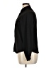 Zara Basic 100% Polyester Color Block Black Long Sleeve Blouse Size XL - photo 5