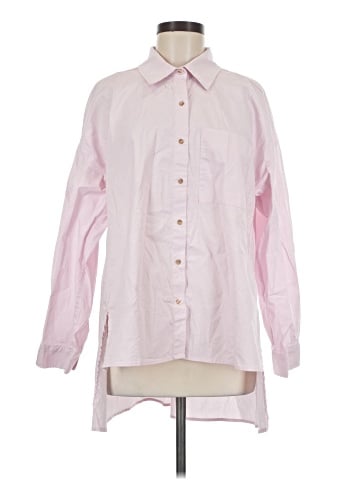 Attitudes by Renee Long Sleeve Button-Down Shirt (view 1)