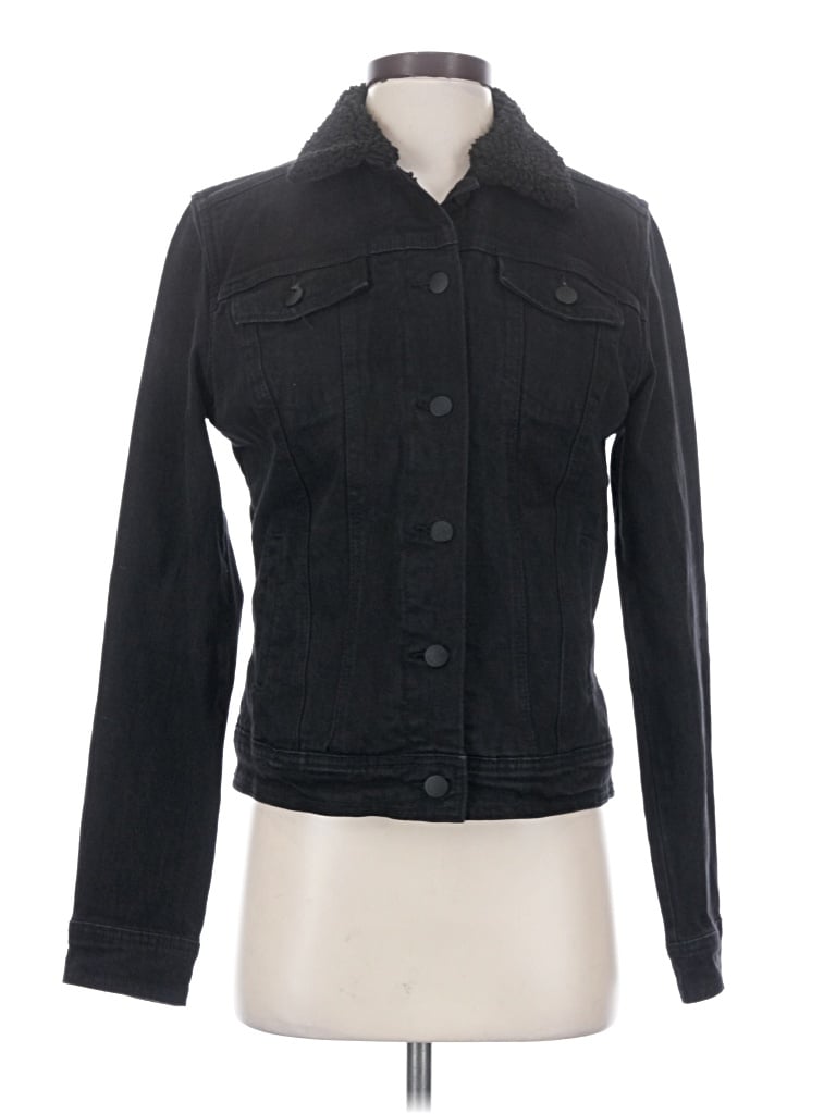 Pre-owned Universal Thread Denim Jacket In Black