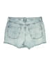 FRAME 100% Cotton Graphic Blue Denim Shorts Size 26 waist - photo 2