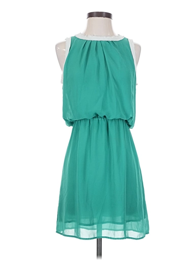 Pre-owned Paper Crane Casual Dress In Teal