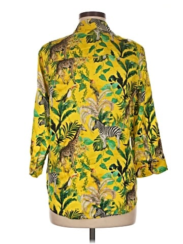 L'Agence 3/4 Sleeve Silk Top (view 2)
