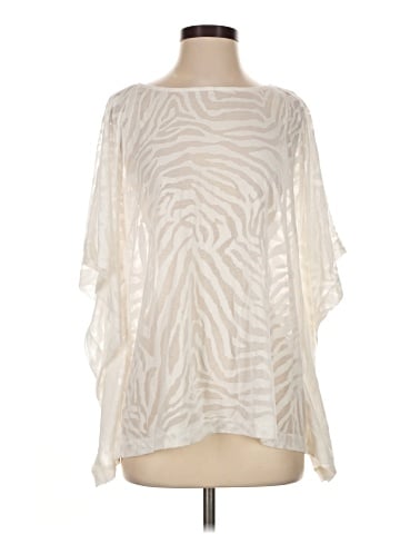 White House Black Market 3/4 Sleeve Blouse (view 1)