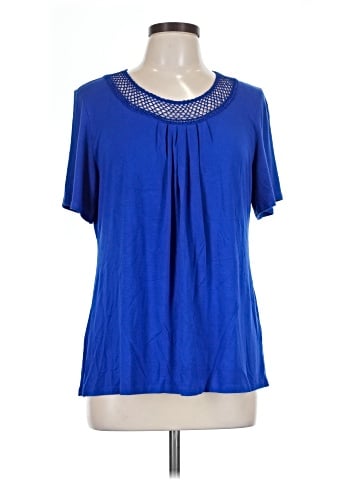 Jones New York Collection Short Sleeve Blouse (view 1)