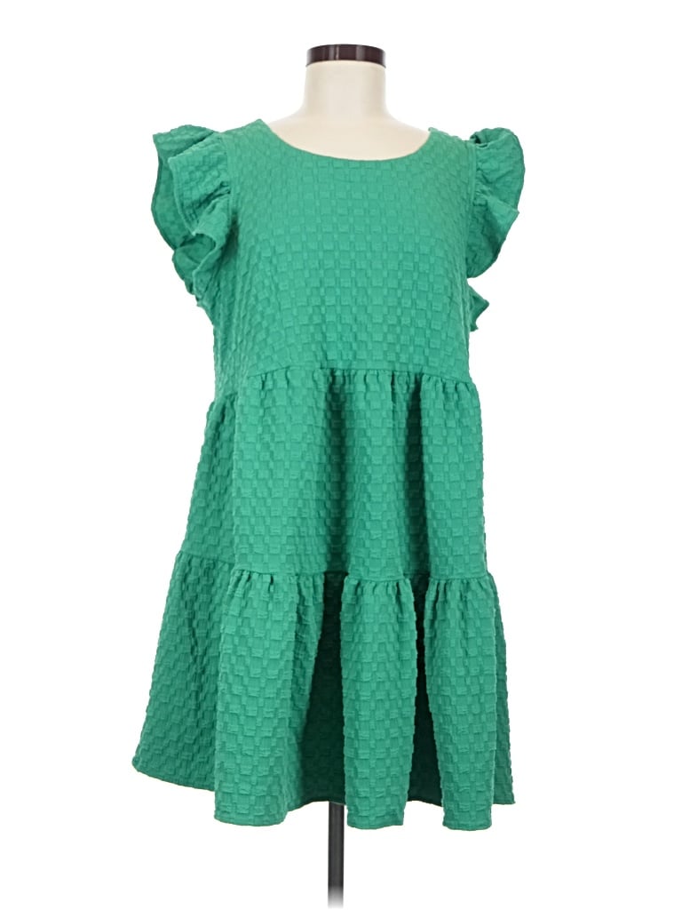Pre-owned Umgee Casual Dress In Green