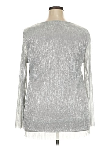 JM Collection Long Sleeve Top (view 2)