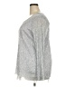 JM Collection Silver Long Sleeve Top Size 3X - photo 5