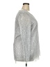 JM Collection Silver Long Sleeve Top Size 3X - photo 4