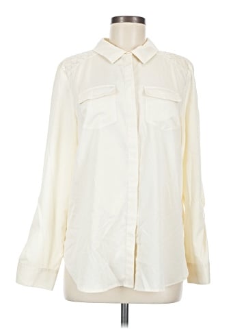 Isaac Mizrahi LIVE! Long Sleeve Button-Down Shirt (view 1)