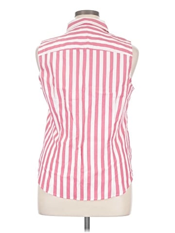 J.Crew Factory Store Sleeveless Button-Down Shirt (view 2)