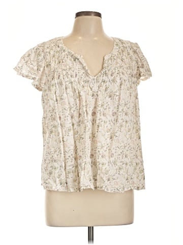 Lucky Brand Short Sleeve Blouse (view 1)