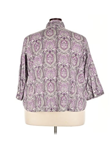 Style&Co 3/4 Sleeve Button-Down Shirt (view 2)