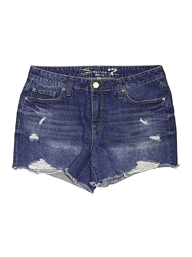 Pre-owned Seven7 Denim Shorts In Blue