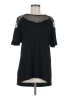 Long Tall Sally 100% Polyester Black Short Sleeve Top Size M - photo 1