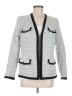 Kasper 100% Polyester Chevron-herringbone Gray Blazer Size M - photo 1